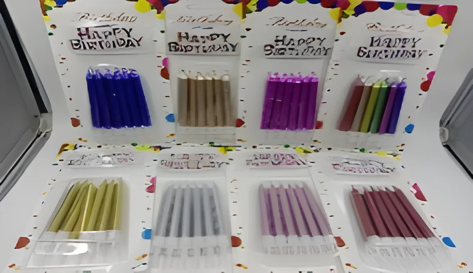Birthday Candle – 12 Pieces + Cake Topper Polished Rod (Spanish)