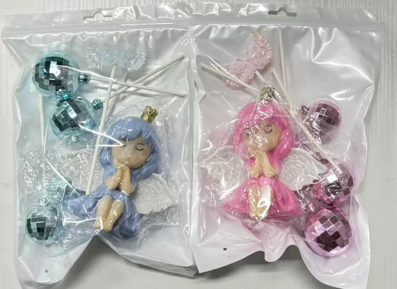 Character & Ball Cake Topper Set