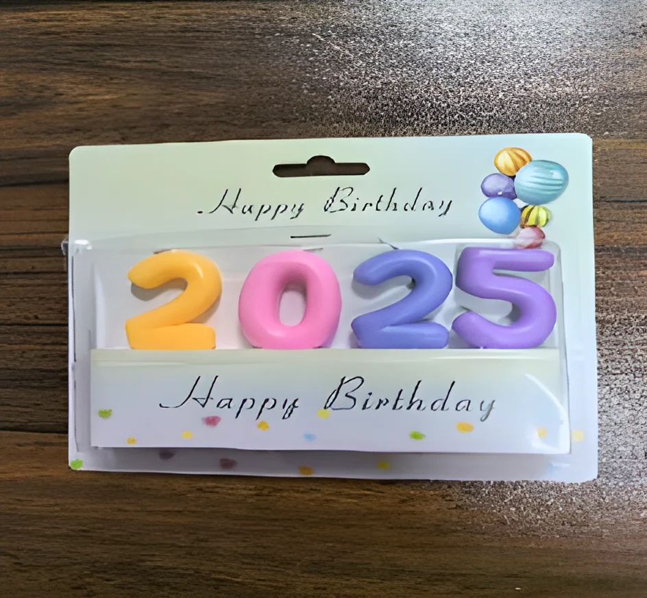 Number Candle – Candy Original Number 2025