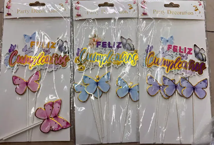 Butterfly Set Cake Topper – Style 8
