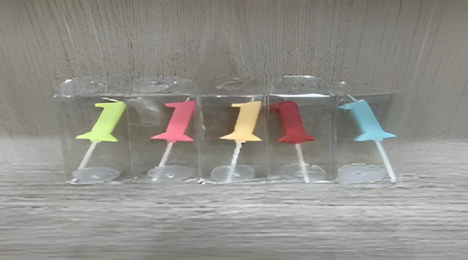 Birthday Candle – Hook Disc Colored Spoon and Fork