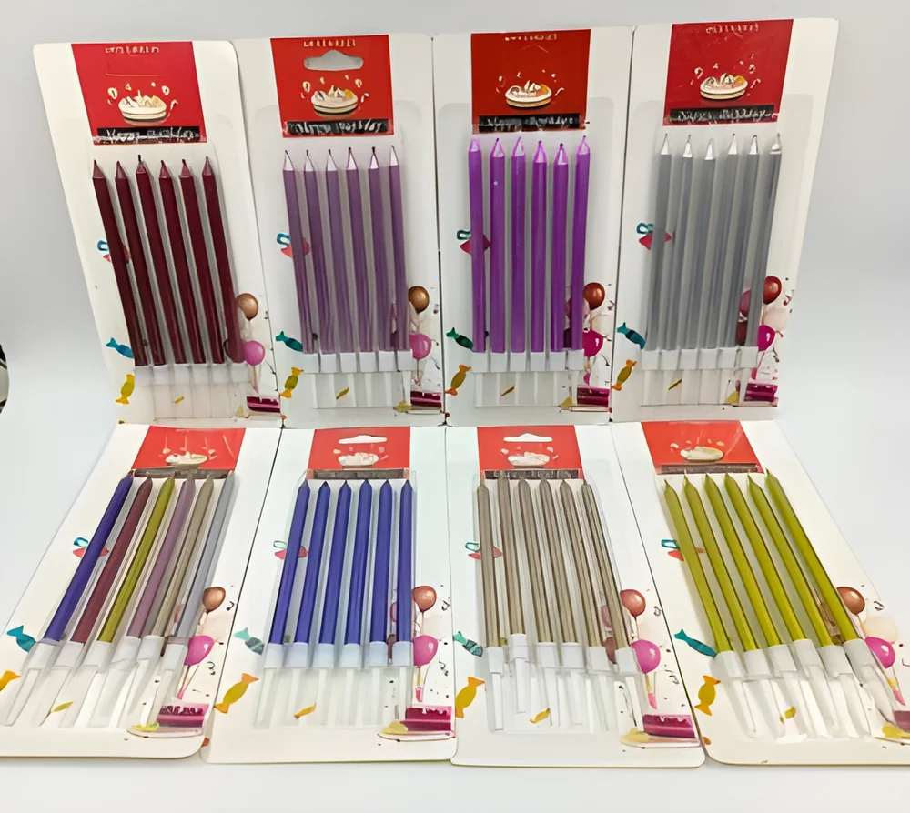 Birthday Candle – New 6 Polished Rods