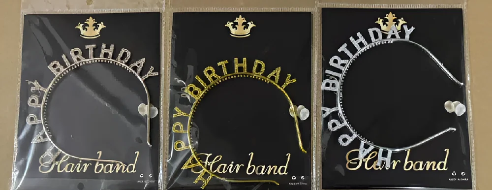 Happy Birthday Headband – Style 1