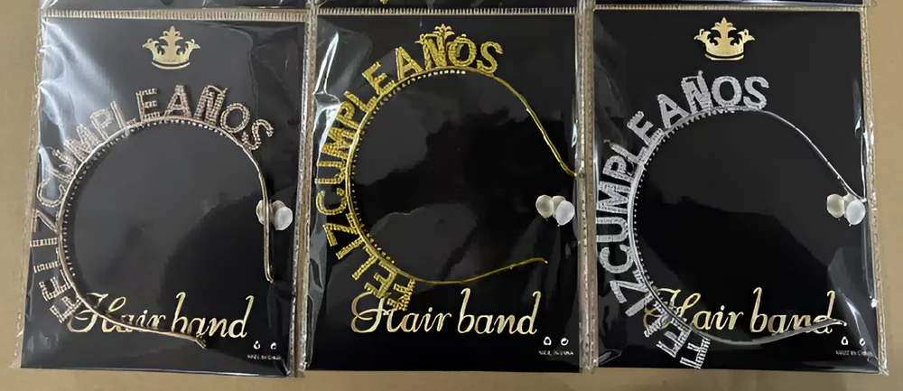 Feliz Cumpleaños Headband – Style 3