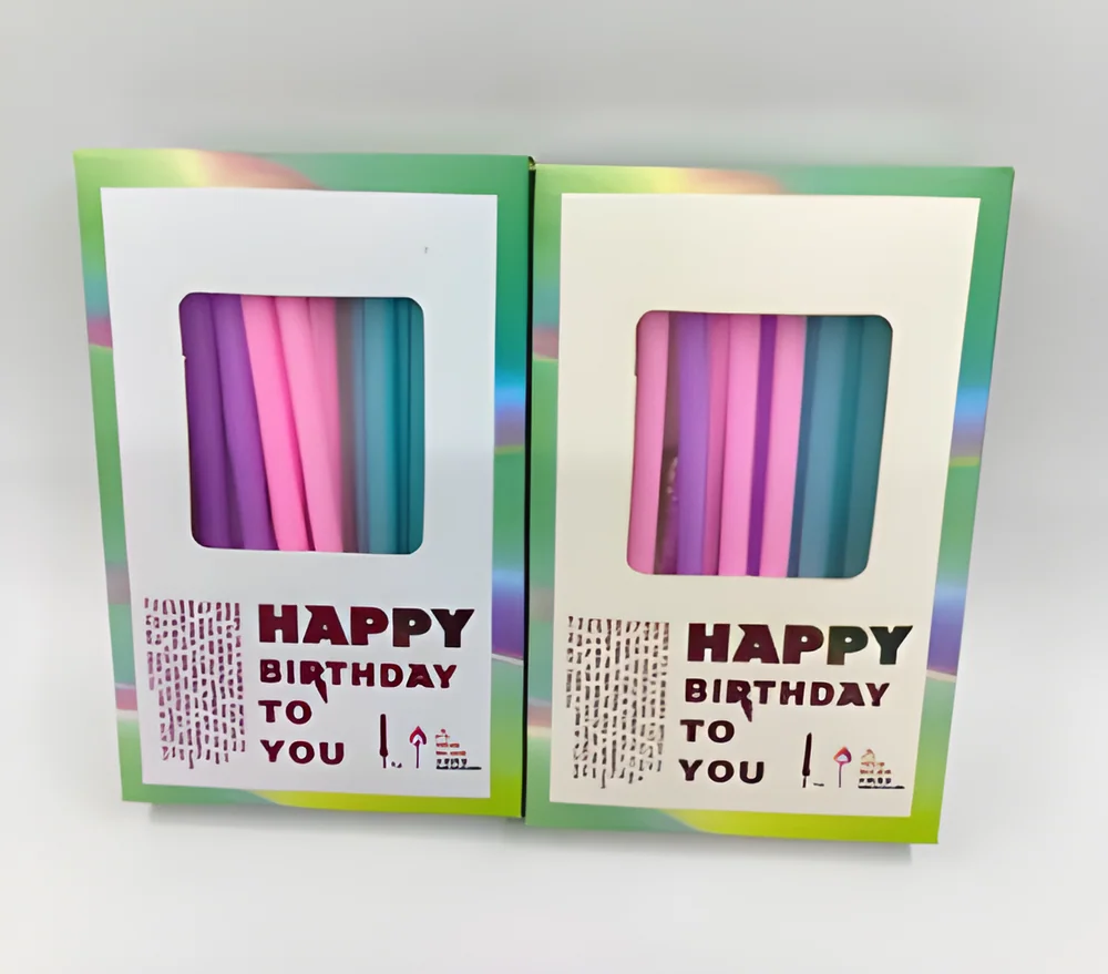 Birthday Candle – Green Box Crystal Ten Pieces