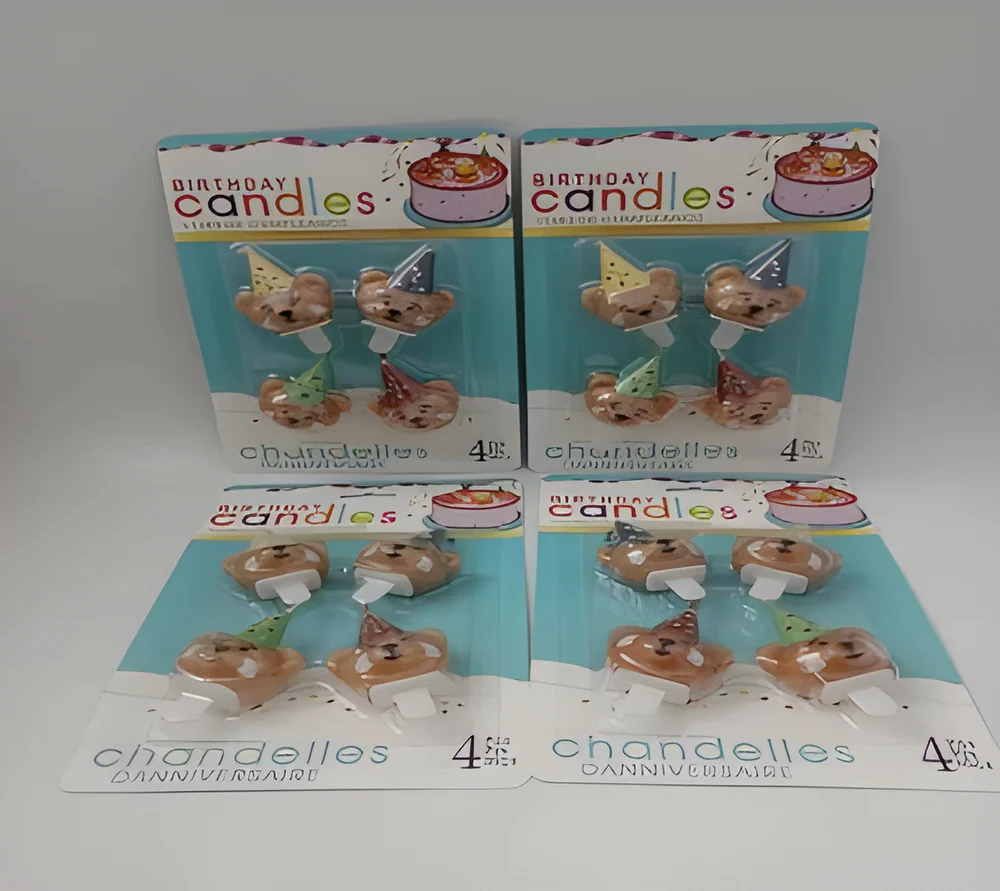Birthday Candle – Bear Head