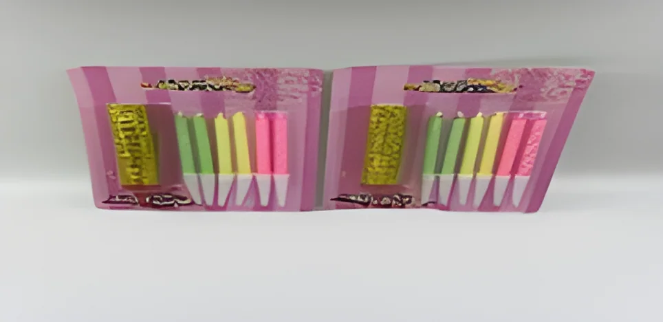 6+1 Fireworks Candle 15cm