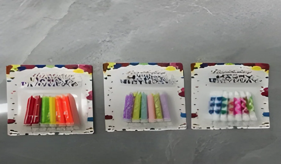 Birthday Candle – 12 Pieces + Cake Topper Crystal (English)