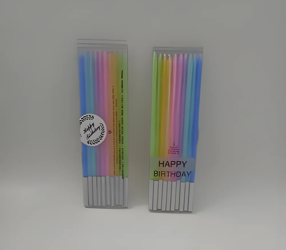 Birthday Candle – Ten Pieces of PVC Crystal