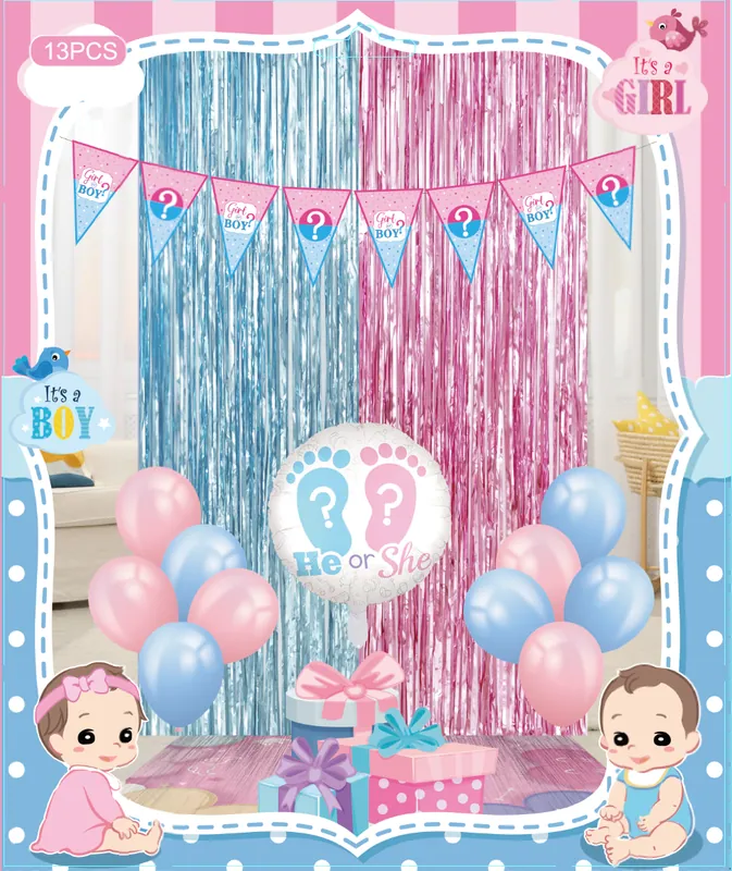 Boy or Girl Gender Reveal – 13 pcs