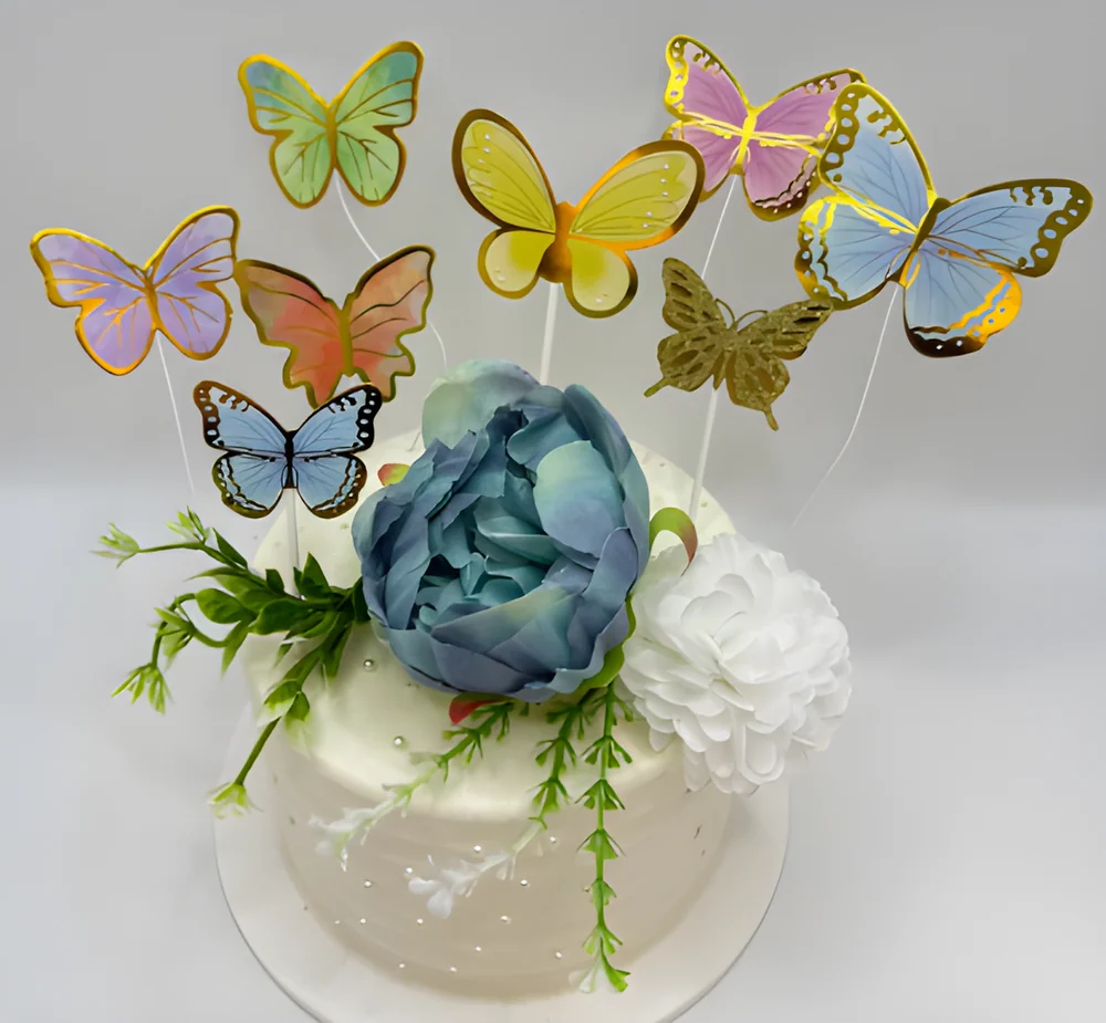 Number & Ball Cake Topper Set