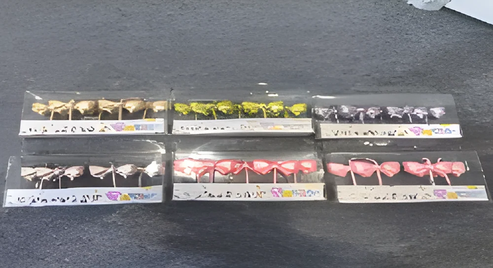 5-pack Butterfly Candle Gold Plating