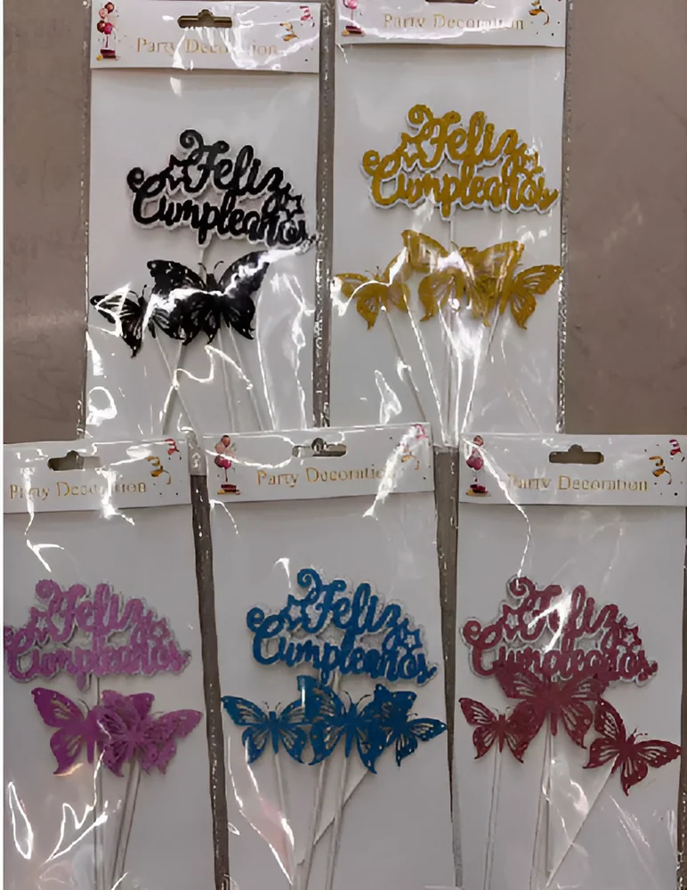 Butterfly Set Cake Topper – Style 7