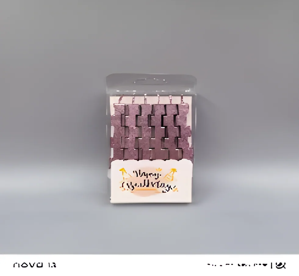 Birthday Candle – PVC Boxed Puzzle with 6 Gold-plated Rods