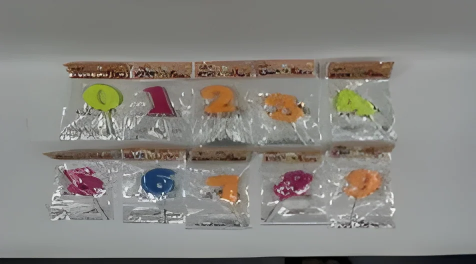 Number Candle – Colorful Small Number Bag