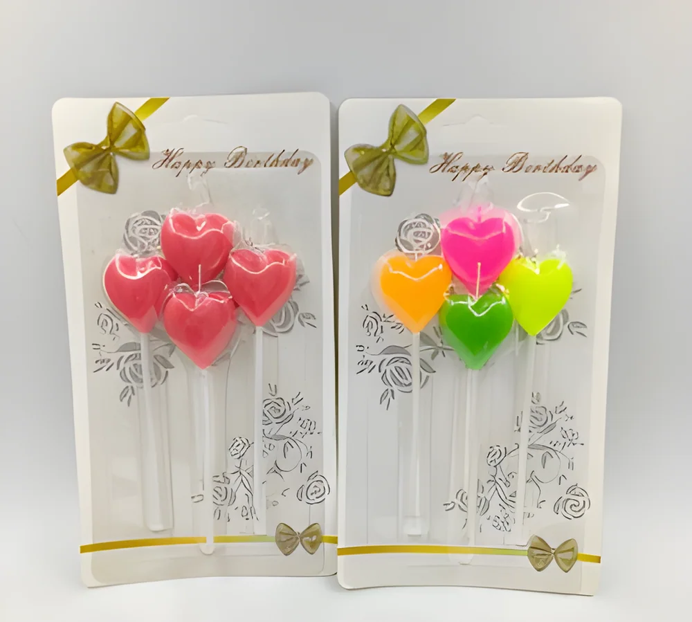 Birthday Candle – Short Rod 4P Crystal