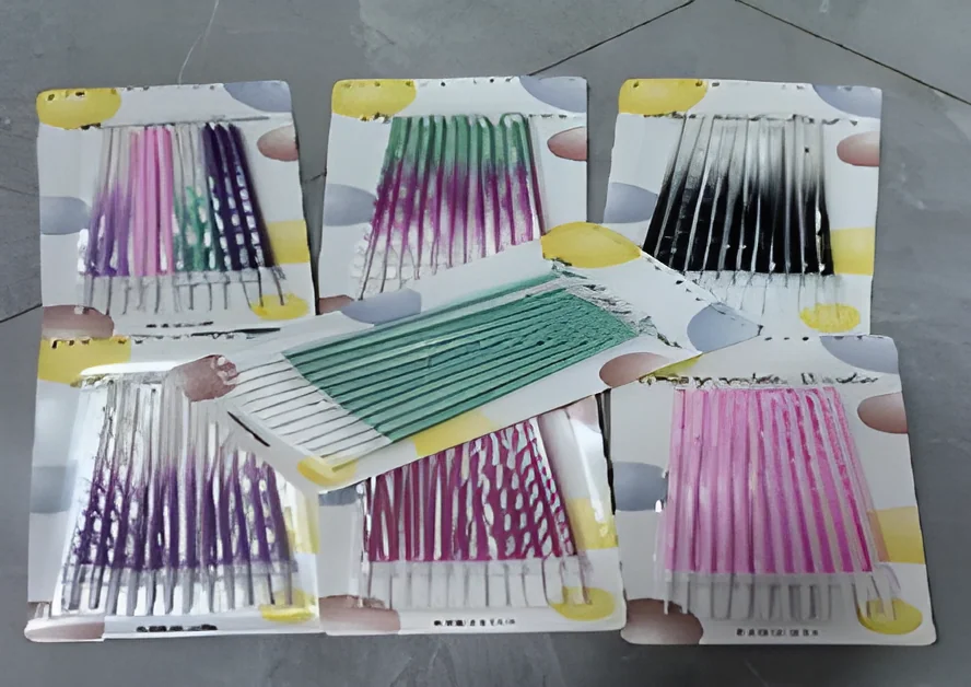 Birthday Candle – 12 Long Gold-plated Gradient Blister Card