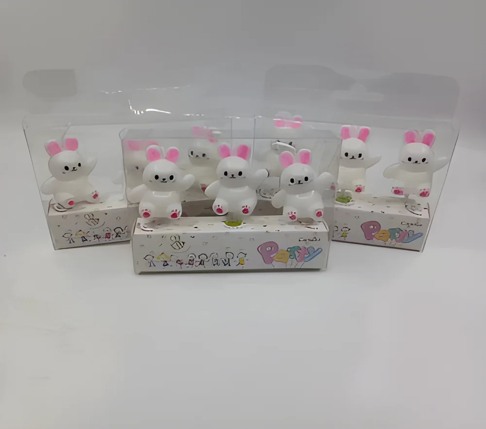 Birthday Candle – PVC Pink Rabbit