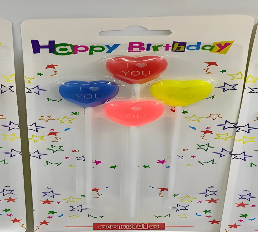 Birthday Candle – 4P Printing (Love) – Style 2