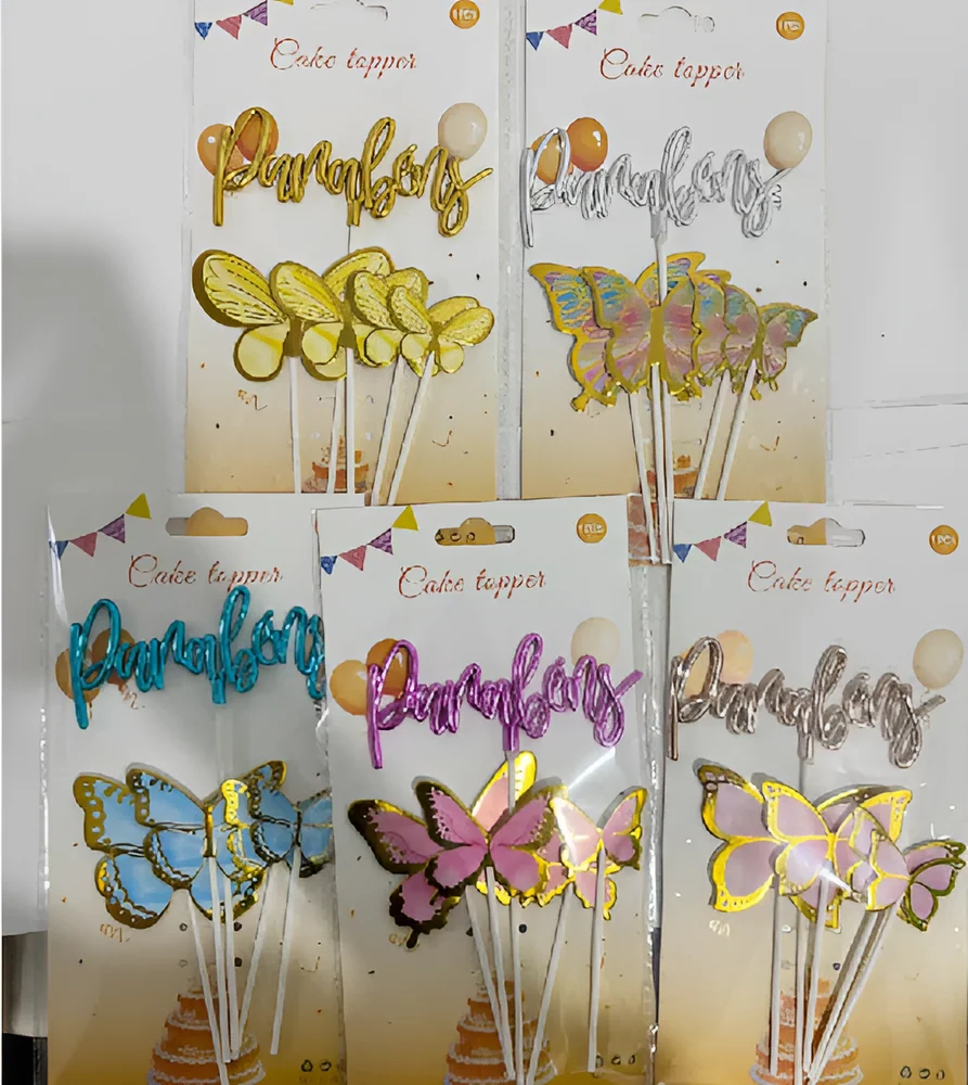 Butterfly Set Cake Topper – Style 1
