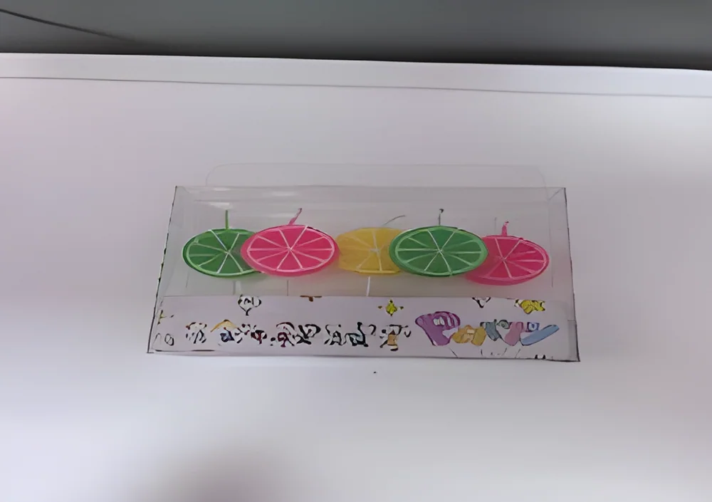 Birthday Candle – PVC5 Oranges