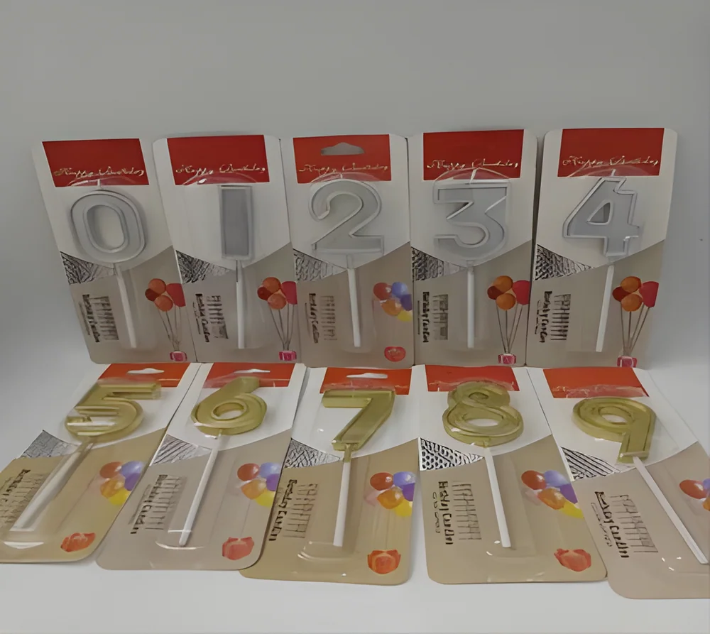Number Candle – Original Paint Slotting Number