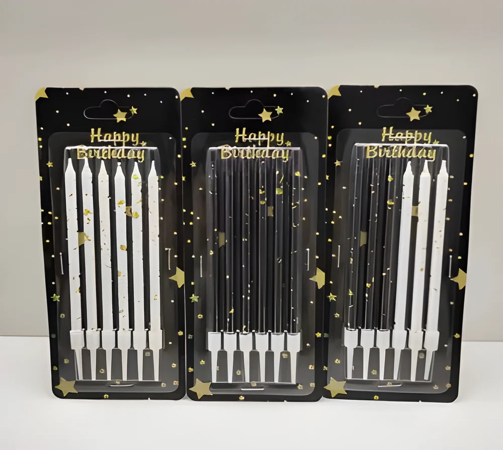 Birthday Candle – New 6 Raindrops