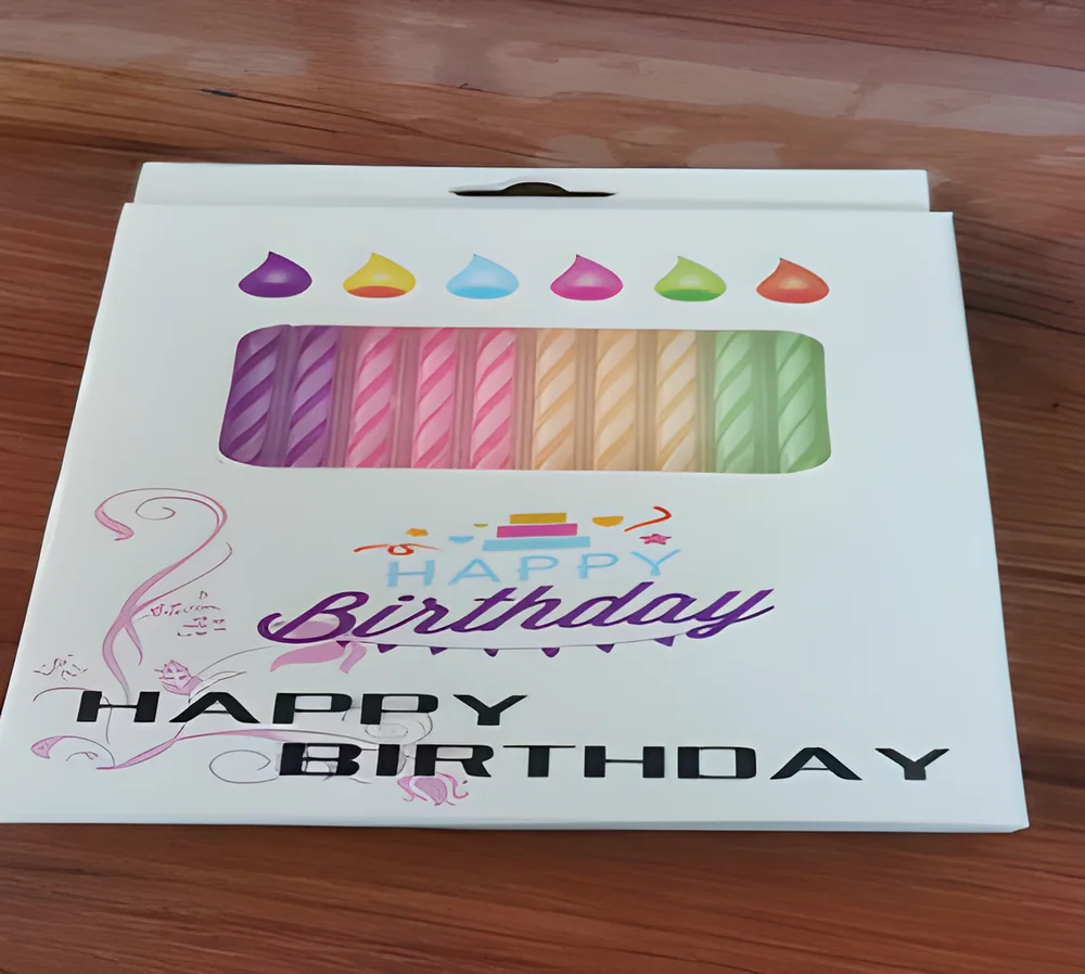 Birthday Candle – Large Crystal (White Box)