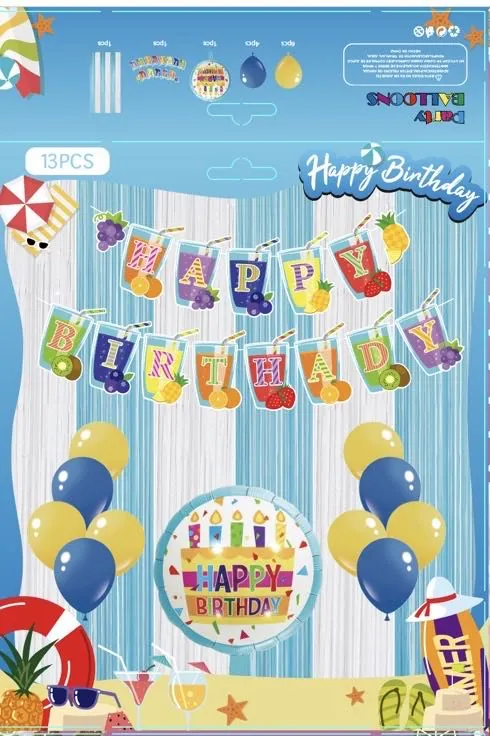 Lollipop Birthday Decoration Kit – 13 pcs – Style 2