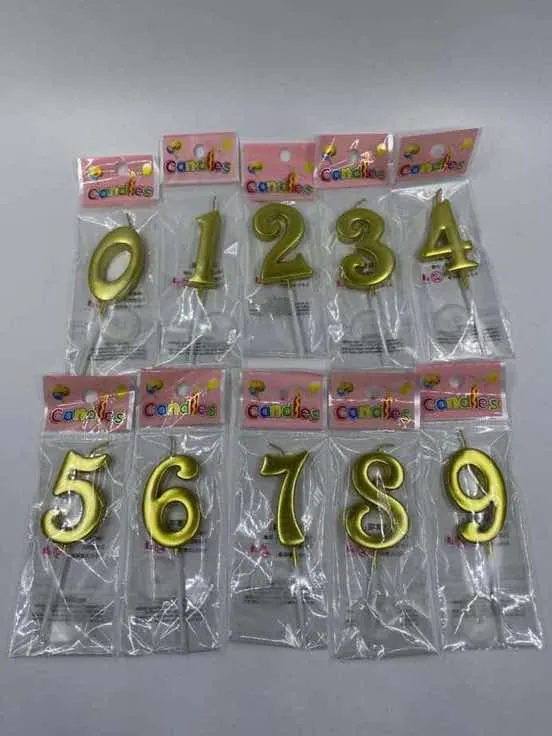 Number Candle – Bagged Paint Numbers