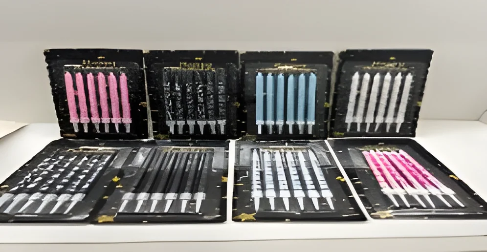 Birthday Candle – 6 New Stamp Rod Waxes