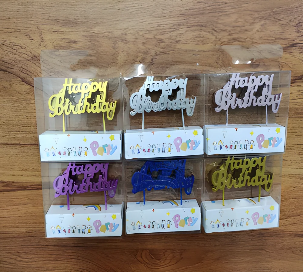 Birthday Candle – PVC Happy (Paint)