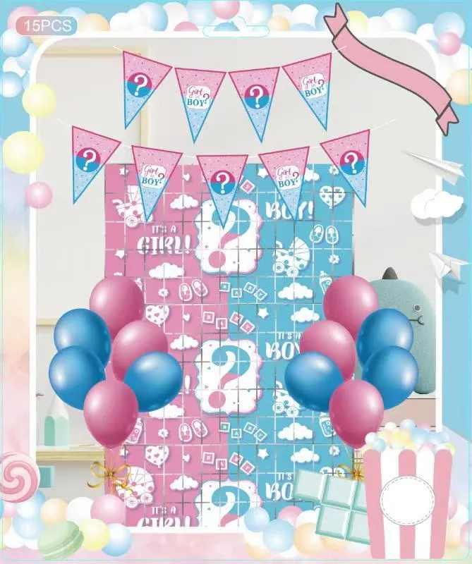 Boy or Girl Gender Reveal – 15 pcs