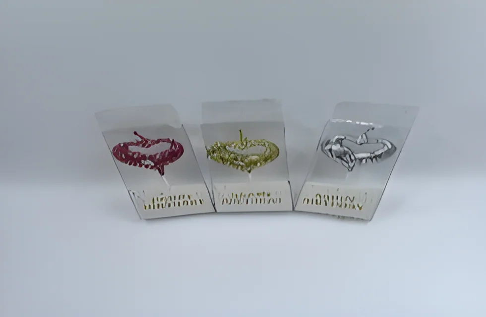 Birthday Candle – PVC Gold Plated Hand in Hand