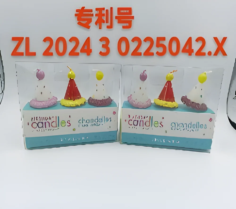 Birthday Candle – 3 Hat Boxes