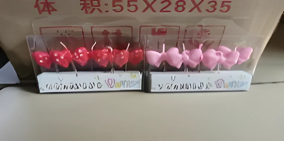 5 Pack Butterfly Candle Print