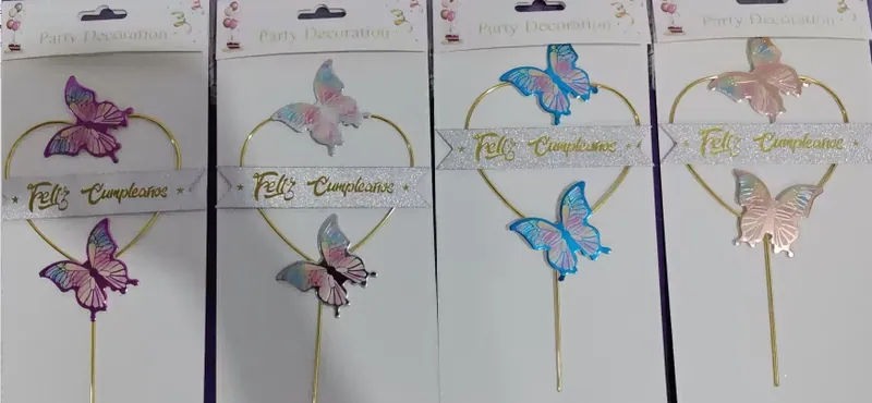Iron Butterfly (Spanish) Cake Topper