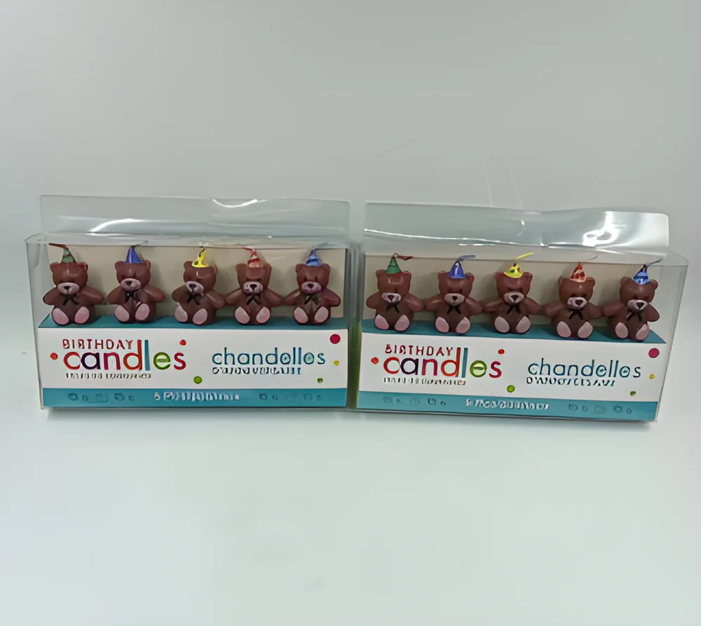 Birthday Candle – PVC 5 Hat Bears