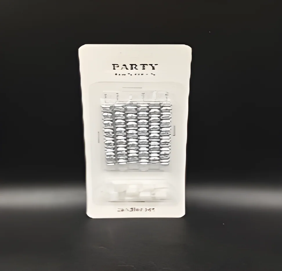 Birthday Candle – Gold-plated Screws, 6 Separate Blister Card