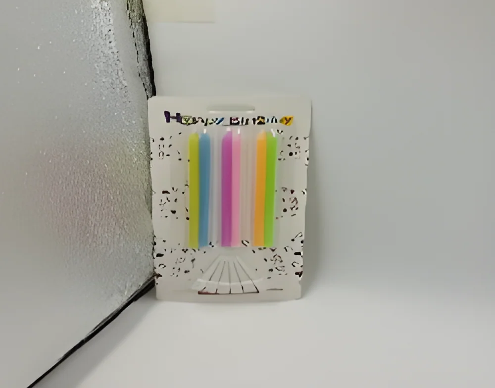 Birthday Candle – 6 Crystals. Separate Tray