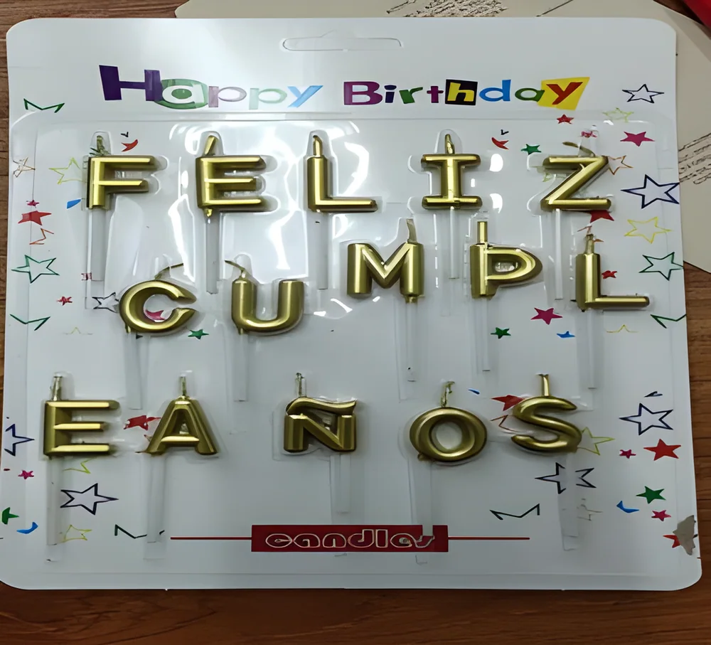 Birthday Candle – Sucking Khasi Letters