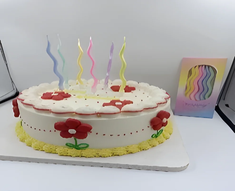 Birthday Candle – Box of 6 Dance Music Pearlescent Gradient Color