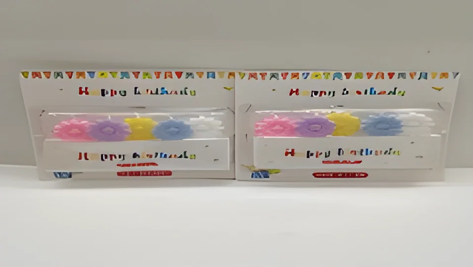 Birthday Candle – Little Sunflower 5 Blister Card