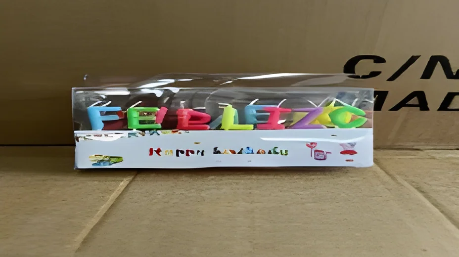 Birthday Candle – Spanish Letters Normal Color