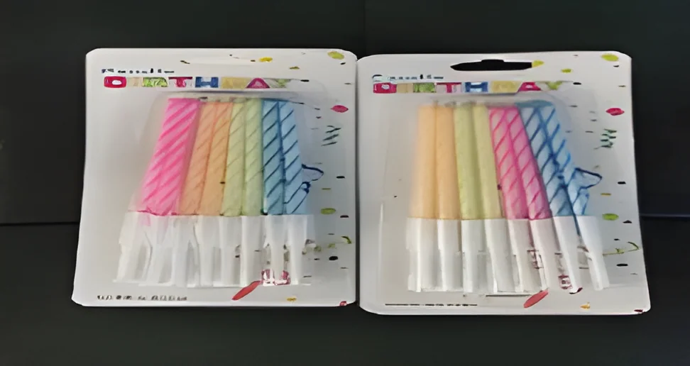 Birthday Candle – 8 Crystal Blister Card