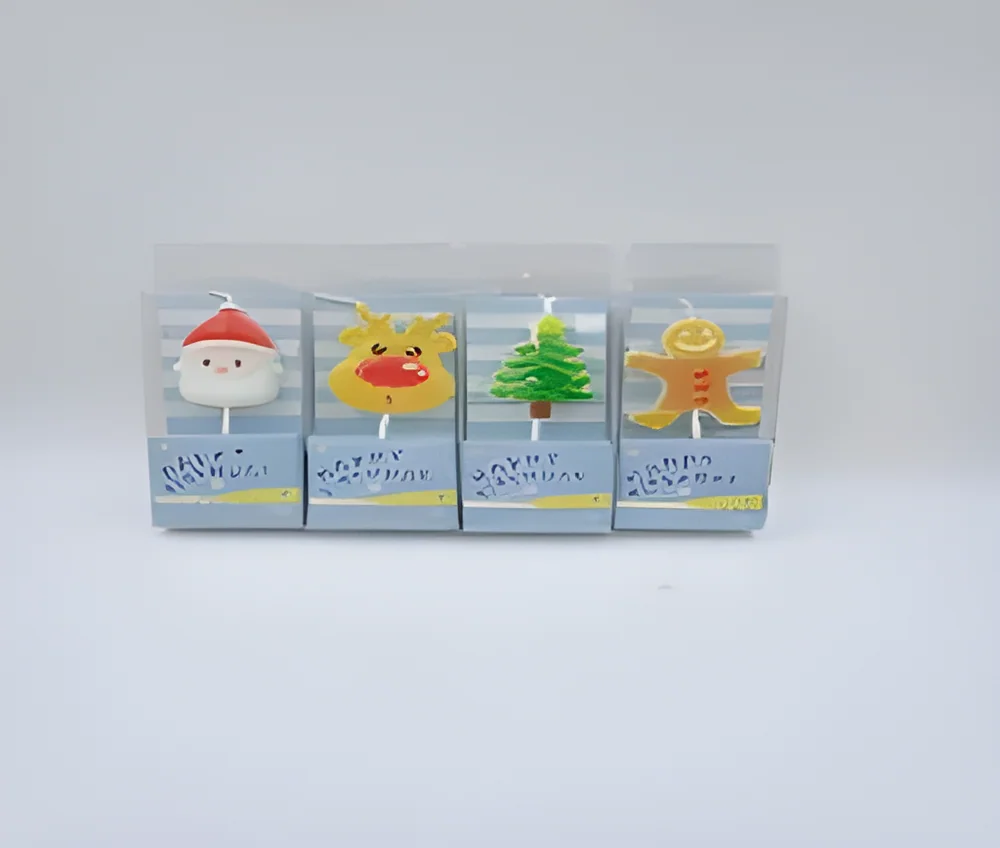 Number Candle – Santa Claus Christmas Number Combination