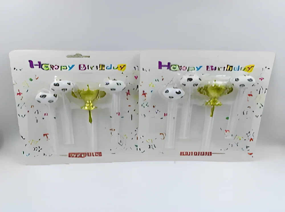 Birthday Candle – Football Trophy Card Combination – Style 2