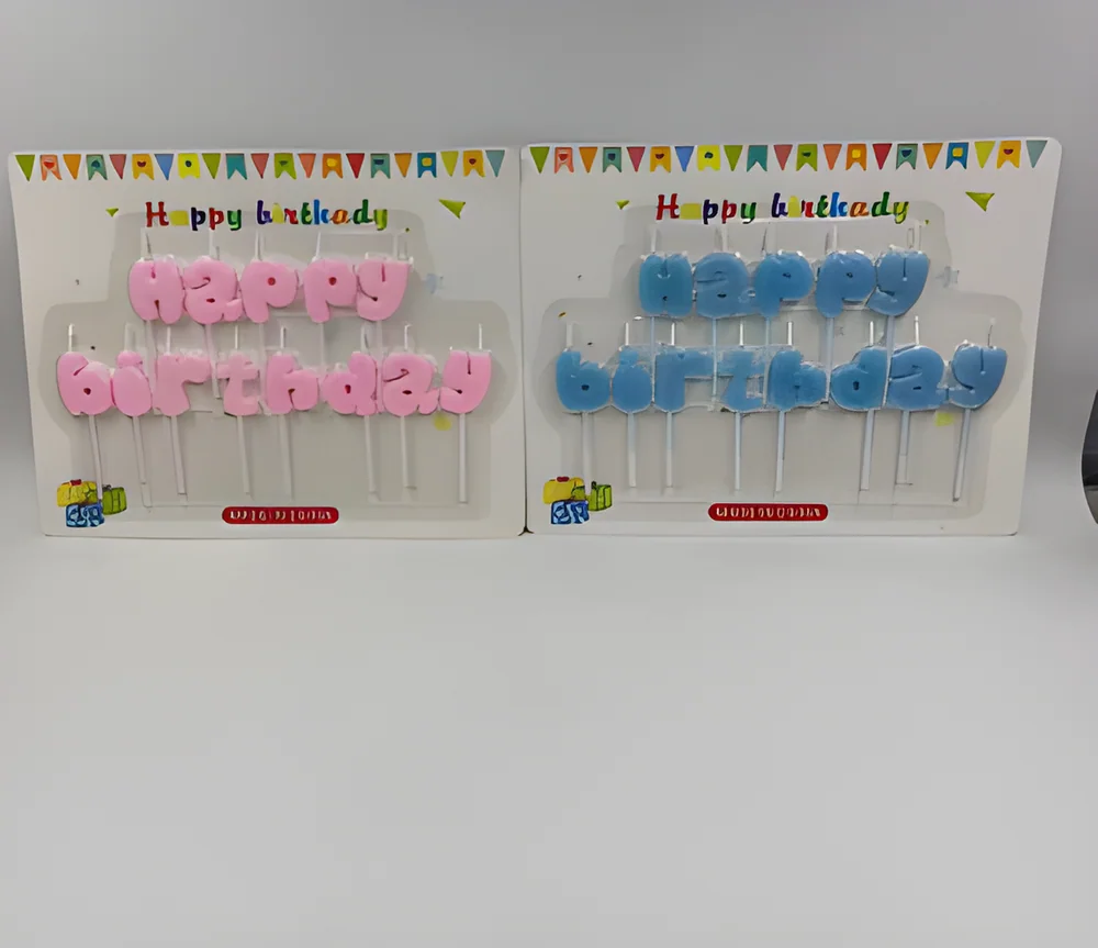 Birthday Candle – Macaron HP (Blister Card)