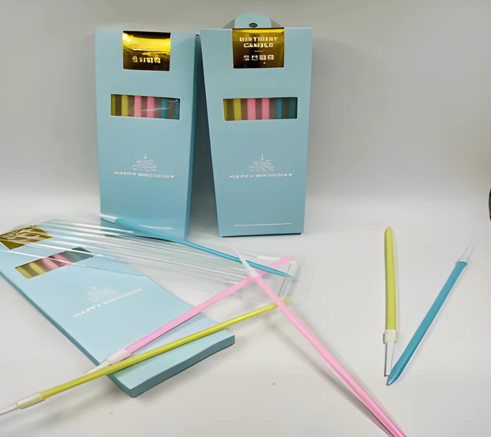 Birthday Candle – Blue Box 6 Crystals