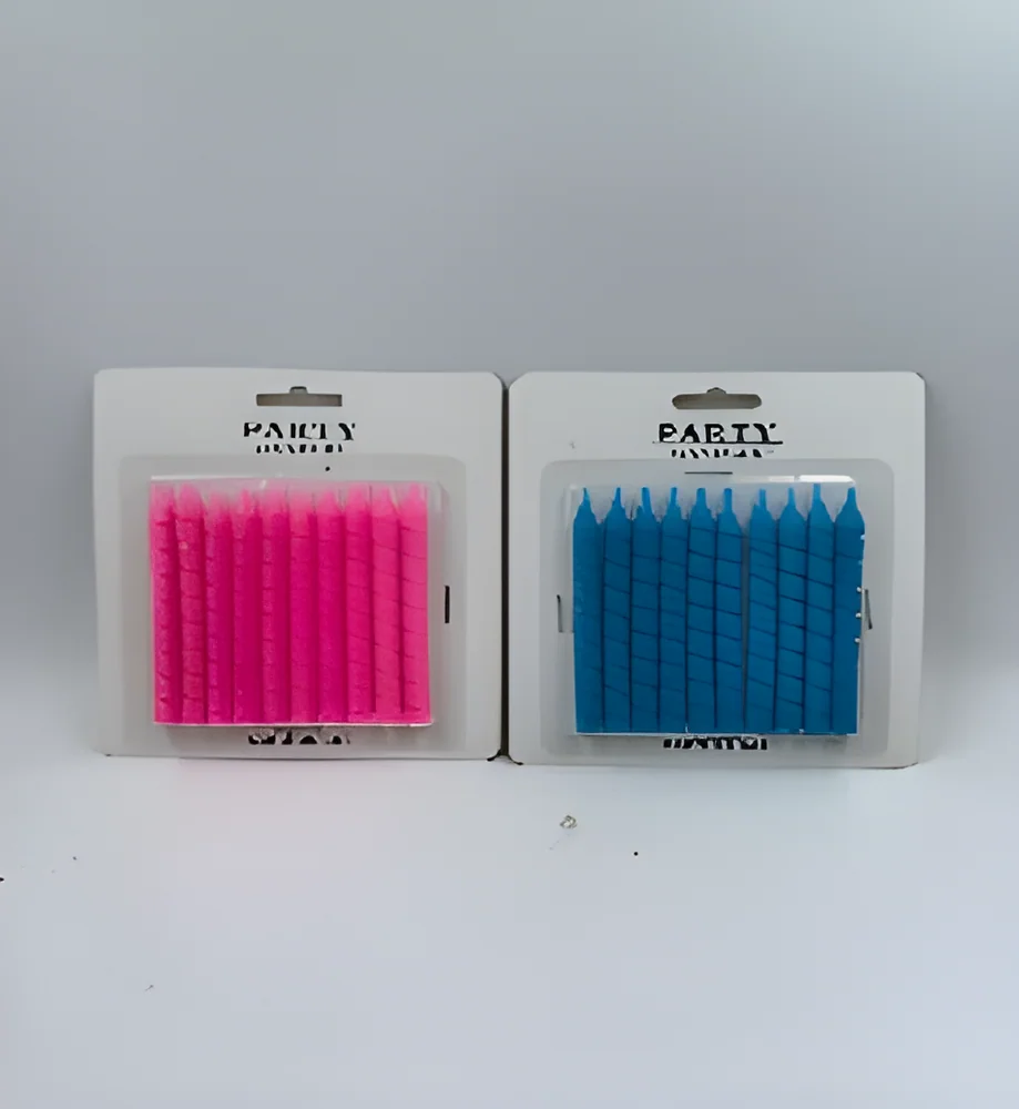 Short Spiral Nail Stem Candle Length 8cm